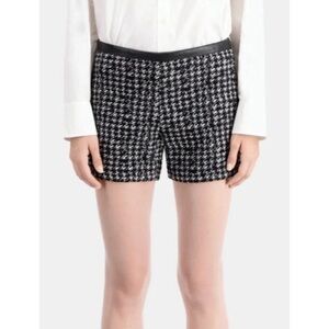 THE KOOPLES Black Tweed Shorts